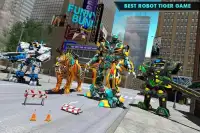 Реальная игра тигрового робота - трансформация Screen Shot 2