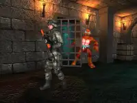 Turtle Hero Prison Escape 2018 : Zombie Ninja War Screen Shot 7