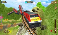 قطار الطرق الوعرة 2020 - ألعاب قطار يورو Screen Shot 1
