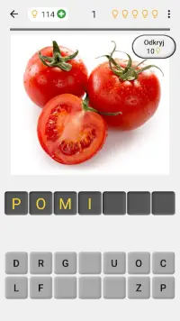 Owoce i warzywa - Foto-Quiz Screen Shot 0
