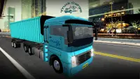 City Truck Cargo Delivery Forklift Driving Game Screen Shot 2