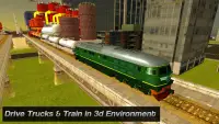 Oil Cargo Train 3D: Truck Transport Simulator 2020 Screen Shot 3