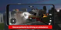 Car Driving Simulator Game : Flying Ambulance Screen Shot 0