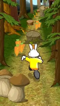 Bunny Dash : Jungle Run Screen Shot 1