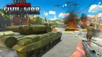 tentara Rusia perang saudara permainan battlegroun Screen Shot 5
