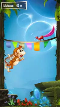 Permainan monyet pelari hutan Screen Shot 1