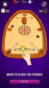 Placa Mini Carrom: King Of Pool Games Screen Shot 7