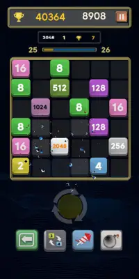 Merge Number Puzzle: Merge! Block Puzzle Game Screen Shot 1