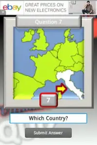 Geography Test Europe Screen Shot 3