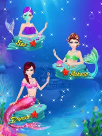 Princesa Sereia - Jogos de Reforma para Meninas Screen Shot 1