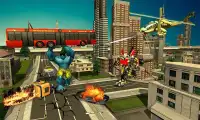 Monster Superhero City Battle Screen Shot 1