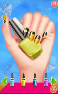 nail polish games for girls manicure salon free Screen Shot 1