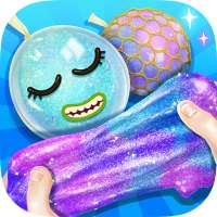 Balloon Slime - Rainbow Glitter Slime