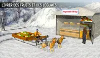 Neige Chien Traîneau Transport: Dog Simulator Game Screen Shot 8