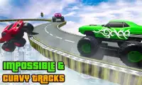 Grand Monster Truck Race : Impossible Tricky Stunt Screen Shot 1