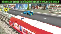 Auto vs Treno Real Racing Simulator Screen Shot 2