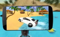 Beach Water Surfer Racing Car Stunts Simulator 3D Screen Shot 1