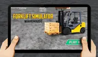 Forklift simulator warehouse Screen Shot 0