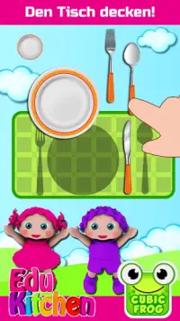 Spaßige Kinderspiele zum Kochen lernen-EduKitchen Screen Shot 3