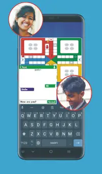 Online ludo with chat Screen Shot 1