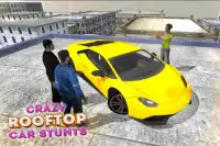 Crazy Roof Top Car Stunts 3D Screen Shot 1