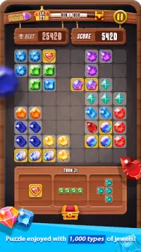 Jewels Block Puzzle Play Screen Shot 0