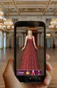 Платья для принцессы. 3D мода Screen Shot 0