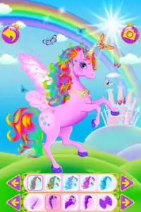 Unicorn Pony Dress Up - Girls Games Screen Shot 0