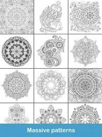 100  Mandala coloring pages Screen Shot 15