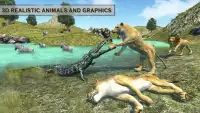 Dziki krokodyla Atak Sim Screen Shot 4