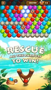 Bubble Beach Bird Rescue Screen Shot 1