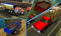 Offroad frutta Transporter Truck: simulatore di gu Screen Shot 6