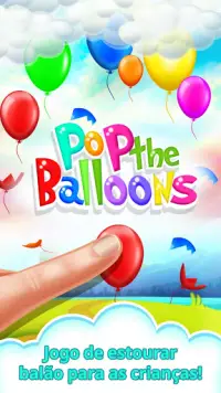 Estouro de balões jogos para criançinhas Screen Shot 0