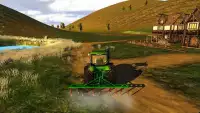 Simulador de agricultura de aldeia 2018: trator ag Screen Shot 0