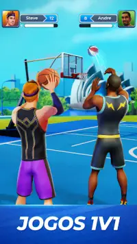Basket Clash Jogos de Basquete Screen Shot 3