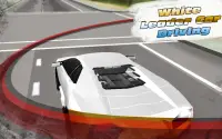 White Leader Car Driving Screen Shot 3