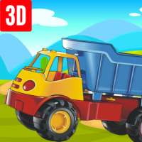 3D Toy Truck Driving Game For Preschool Kids Free