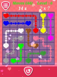 Connect The Dots - Color Line Valentine Heart Screen Shot 1