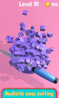 Soap Cutting 3D - Oddly Satisfying Slicing Game Screen Shot 2