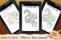 Learn to Draw Jungle Pets and Animal Jam Screen Shot 5