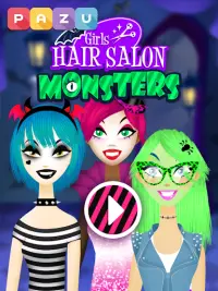 Girls Hair Salon Monsters Screen Shot 5