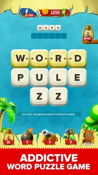 Mind Pirates: Word Puzzle Game. Word Search Game Screen Shot 0