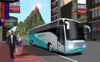 Xe buýt trên đường đi bộ thành phố Mô phỏng xe Screen Shot 2