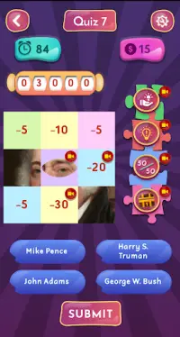 Who's Behind The Box - US Presidents Photo Quiz Screen Shot 3