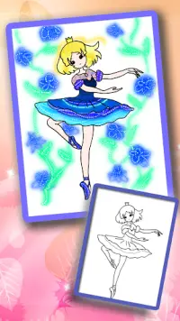 Princess Coloring Book & Drawing Pad Screen Shot 2