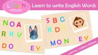 Learn ABC Words: Kids English Screen Shot 0