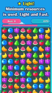 FruitPop Lite - Classical 3-Match Puzzle Game Screen Shot 3