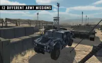 युद्ध ट्रक 3 डी पार्किंग Screen Shot 2