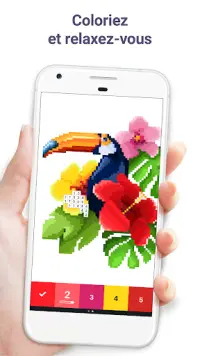 Pixel Art - jeux de coloriage Screen Shot 0