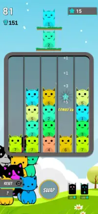 Merge Cat Plus - The Kitty Catris Game Screen Shot 2